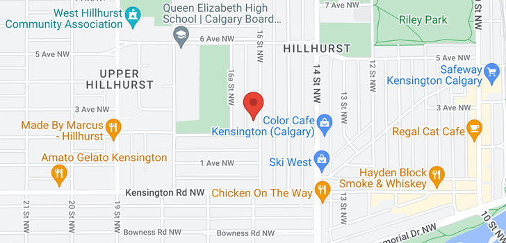 map of 303 16 Street NW